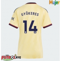 Camiseta Arsenal Viktor Gyokeres #14 Tercera Equipación para mujer 2026-27 manga corta